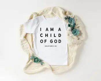 Kids T-shirt I am a child of god 1