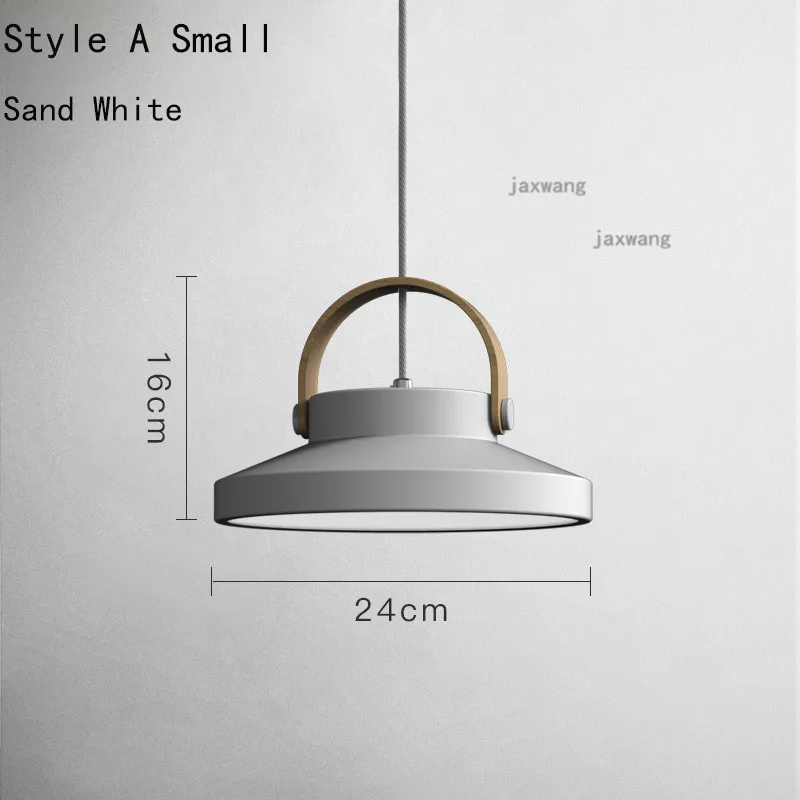 Современные металлические светодиодный подвесные светильники Nordic бар люстра, светильник Кухня аксессуары дерево Творческий подвесные светильники Спальня - Цвет корпуса: sand white