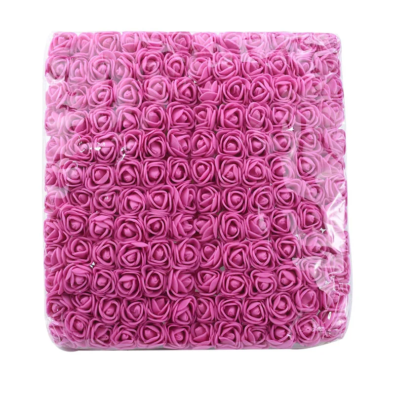 144 шт. недорогие Искусственные цветы мини-пенопластовый Мишка из роз букет ваза для домашнего декора Свадебный Декоративный Цветочный венок - Цвет: 7