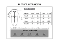 Newborn Baby winter clothes 2/3pcs baby boys girls rompers long Sleeve clothing roupas infantis menino Overalls Costumes 5