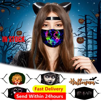 

Reusable Mouth Mask Face Mask Outdoors Printing Masks Fabric Adult Protective PM 2.5 Dust-proof Mouth Cover Washable Unisex#3
