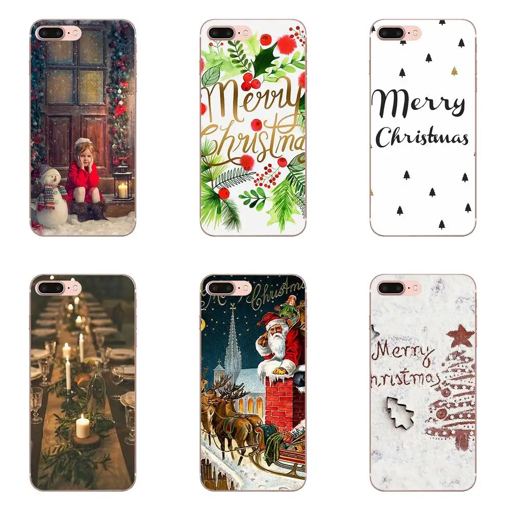 

Soft Case Capa Cover For Huawei P7 P8 P9 P10 P20 P30 Lite Mini Plus Pro Y9 Prime P Smart Z 2018 2019 Merry Christmas Style