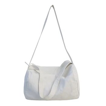 

Large-Capacity Washed Messenger Bag Soft Leather Handbag Women's Shoulder Bag Soft Wanderer Crossbody Bag Leather Casual Bag