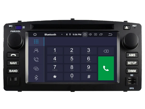 Best NaweiGe 6.2Inch Android Octa core 9.0 PX5 4+32GB Car dvd for Toyota Corolla 2004-2007 Autoradio GPS Navigation Car Radio Stereo 8