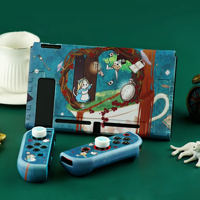 

Чехол для Nintendo Switch, защитный чехол с рисунком Алисы в стране чудес