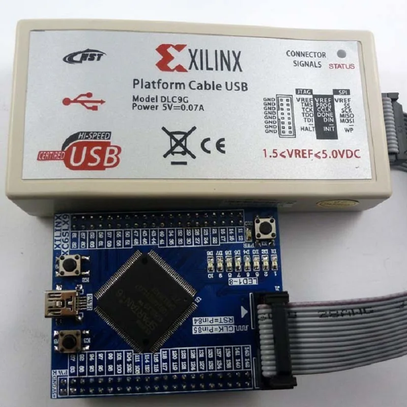 Xilinx платформенный кабель USB FPGA CPLD SoC скачать для XC6SLX9 XC3S500E XC9572XL XC2C64A Spartan-3E SPARTAN 6 макетная плата