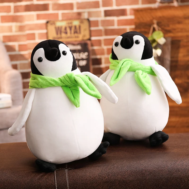 Explosion style cute plush toy sea animal penguin scarf penguin doll pillow cushion creative gift pendant decoration doll gift