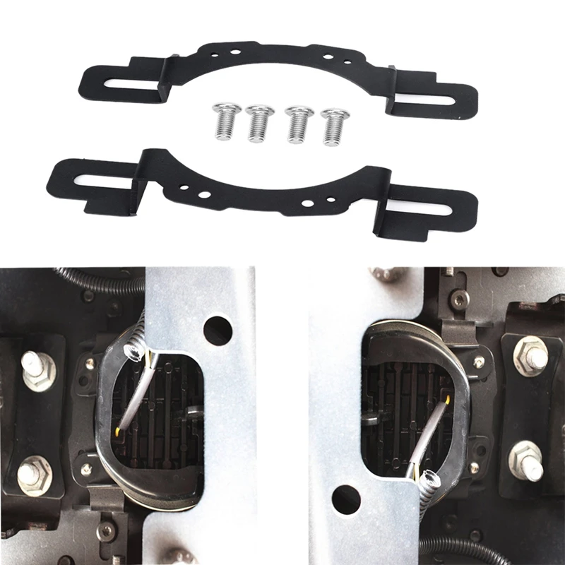 

1 Pair 4 Inch LED Fog Light Mounting Bracket Adapter for 2013-2018 Jeep Wrangler Hard Rock, Rubicon X, 10Th Anniversary Editions
