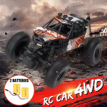 

1/22 2.4G 2CH 4WD High Speed Remote Control RC Off-Road Climbing Crawler Rally Car Truck Vehicle for Children Kids Gift