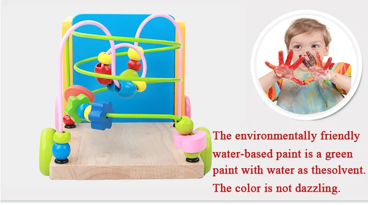 Детские развивающие раннее образование многофункциональные геометрические формы строительные блоки вокруг бисера трейлер детские игрушки
