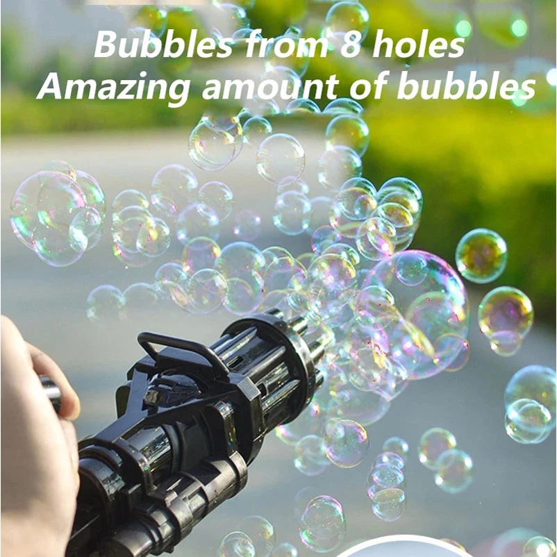 1Pc New Outdoor Water Blowing Toys Bubble Soap Bubble Blower Kids Child Toys 