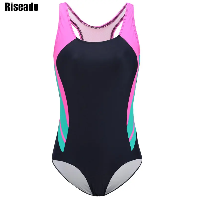 

Riseado New 2018 One Piece Swimsuits Brand Swimwear Women Athletic Sports Swimming Suits Competition Swim Wear Bodysuits
