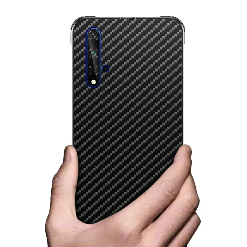 Чехол из углеродного волокна для huawei Honor 20 Pro pc Алюминиевый металлический бампер huawei Honor 20 Honor20 Pro противоударный металлический чехол Coque