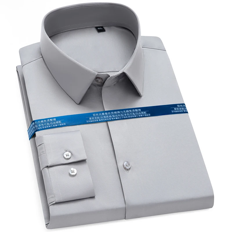 Men's Classic Stretchy Silky Non-iron 