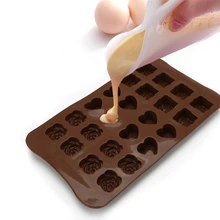 4YANG DIY креативное сердце и Роза Форма для льда Квадратной Формы Силиконовый поднос для льда фруктовый лед производитель кубиков аксессуары для кухни с барной стойкой