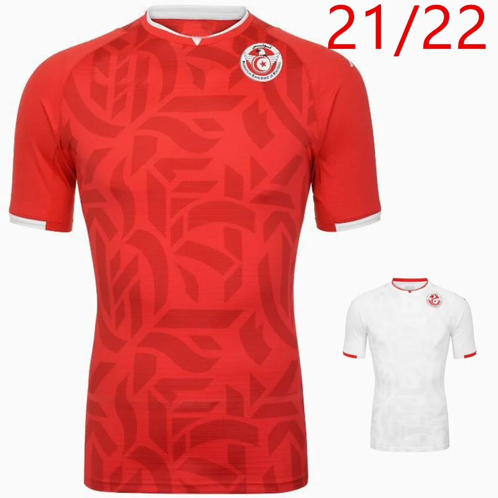 Новинка тайские качественные футболки для футбола 21-22 Тунис AFCON майка ног 2022 дома