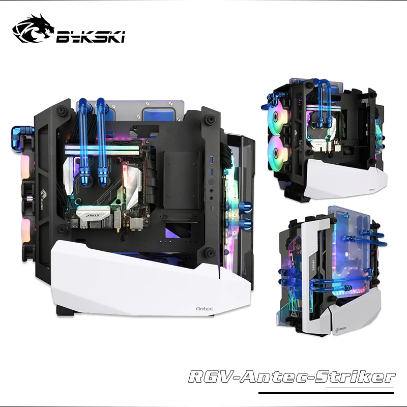 BYKSKI kit use for Antec Striker Computer Case / Acrylic Board Water Channel Solution / Kit for CPU and GPU Block BYKSKI kit use for Antec Striker Computer Case / Acrylic Board Water Channel Solution / Kit for CPU and GPU Block