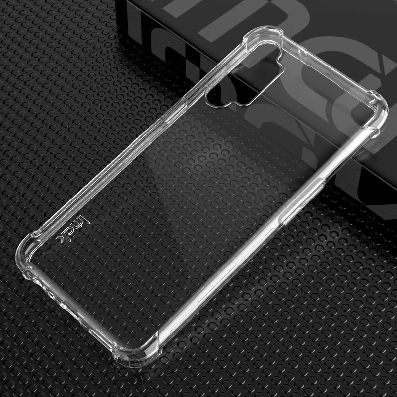 Высококачественный защитный чехол для OPPO Realme XT Realme x2 чехол IMAK плотный чехол с защитой от падения защита, подушка безопасности Чехол из мягкого ТПУ для OPPO Realme XT - Цвет: Прозрачный
