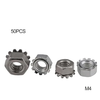 

Free shipping 50PCS Specials More K-type Gear Nut Nut Toothed Nut Cap Nut K M4