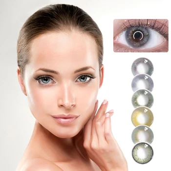 

1 Pair (2pcs) Coloured Contact Lens for Eyes Cosmetic Contact Lenses Natural looking Exclusive New Style 12 options