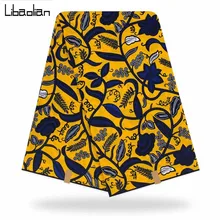 Анкара воск голландский хлопок высокое качество африканская ткань Воск Принт 6 ярдов африканская Анкара голландский воск ткань F911-28