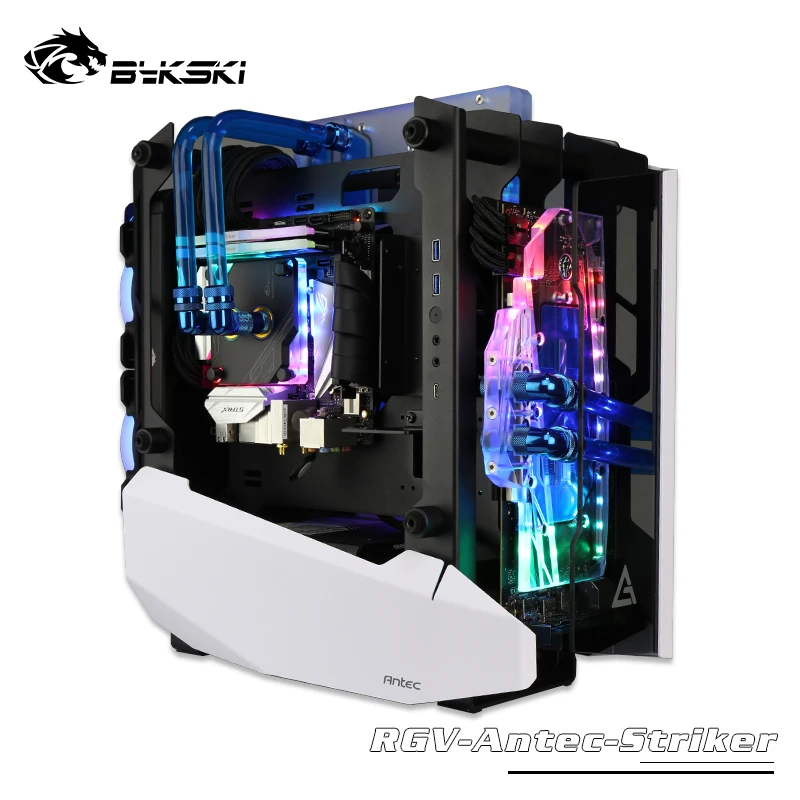 Акриловая доска BYKSKI для водных каналов чехол компьютера Antec Striker блока ЦП и
