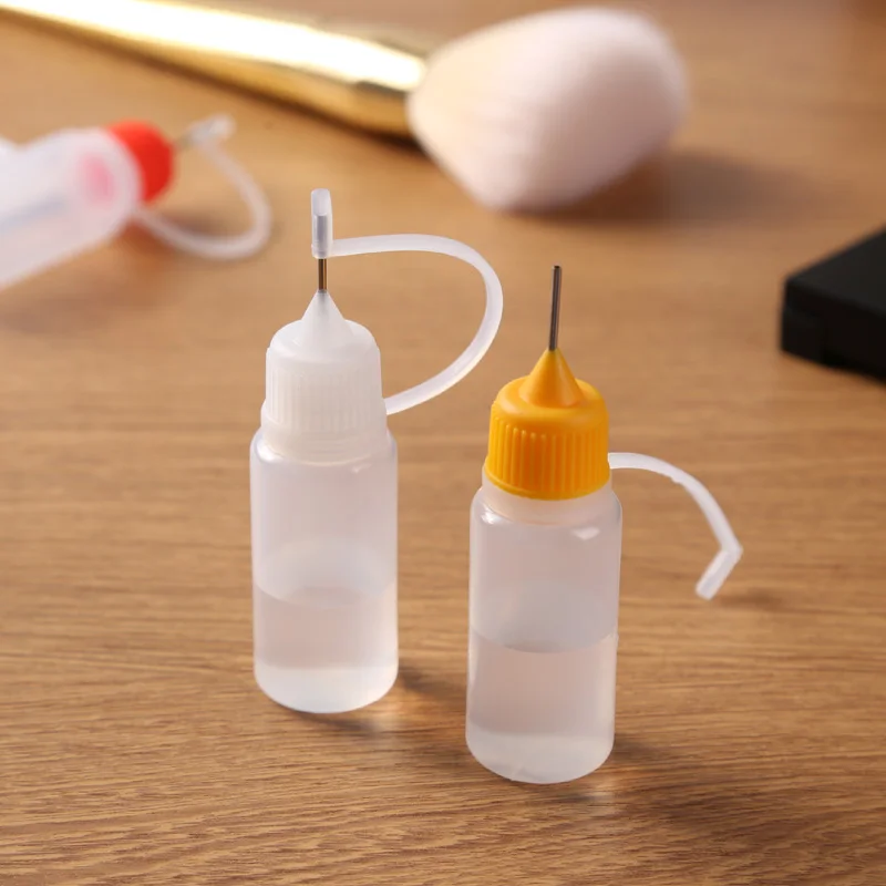 

5 pcs/lot 10ml 20ml 60ml Needle Tip Bottles Empty Applicator Bottles for DIY Crafts Fill with Paint Glue Craft Supplies