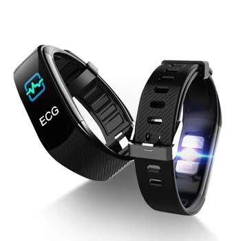 

The new smart bracelet can measure body temperature blood pressure heart rate ECG monitoring sleep tracker smart bracelet
