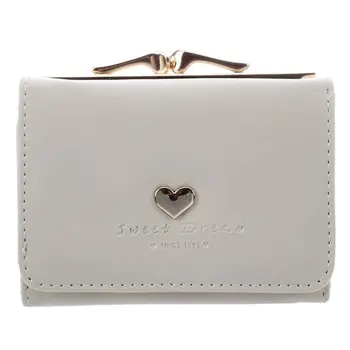 

Three fold wallet female short paragraph 2016 new Korean students love small purse Purse
