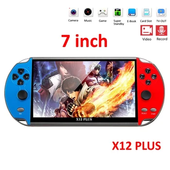

Wecute New X12 PLUS Retro Game Handheld Game Console Built-in 2000+Classic Games Portable Mini Video Player 5.1 inch IPS Screen