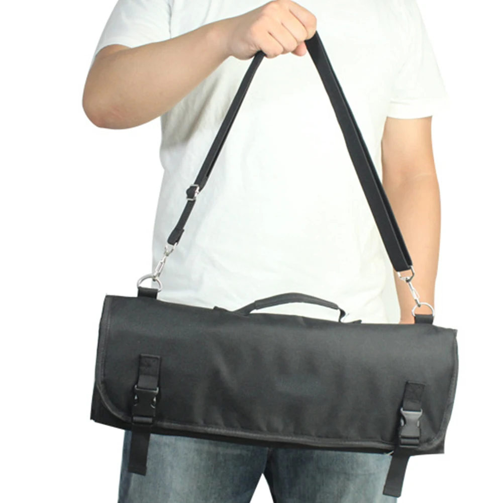 

Portable Professional Large Capacity Roll Pack 8 Pocket Slots Chef Knife Bag Cooking Oxford Cloth Storage Kitchen Accessories