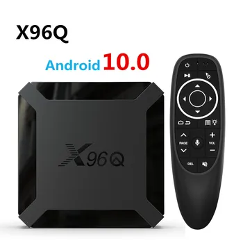 

X96Q Smart TV Box Android 10 2GB 16GB Allwinner H313 Quad Core 4K Netflix X96 Q Mini Media Player pk A95X H96 MAX Set Top Box