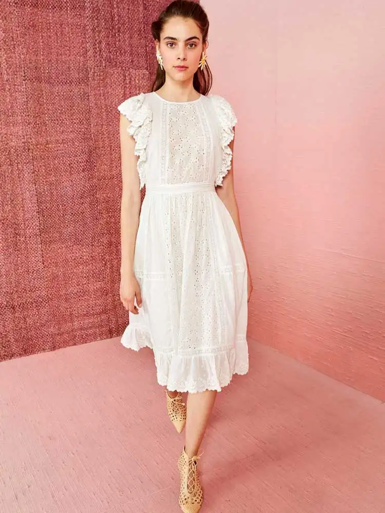 eyelet summer dress