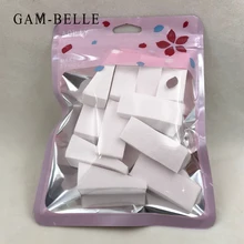 GAM-BELLE 1/8/12/24 قطعة مسمار الفن التدرج اللون ختم الإسفنج الأساس المخفي كريم مزج مسحوق سائل نفخة(China)