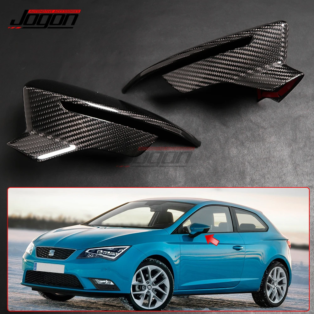 Чехол для сиденья Leon III Mk3 5F 13-19 Ibiza KJ Mk5 V Arona 17-19 чехол из настоящего углеродного