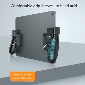 

Tablet Shooting Game Gamepad Trigger Mobile FPS Game Controller Grips Fire Aim Button Joystick