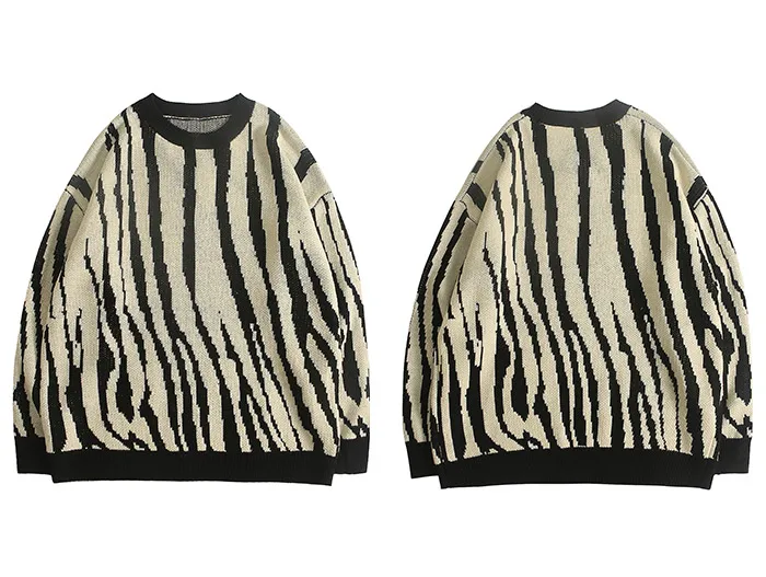 Aelfric Eden сплайсированные цветные часы мужские свитера Harajuku Модные мужские топы оверсайз повседневные уличная одежда Kinttwear пуловеры