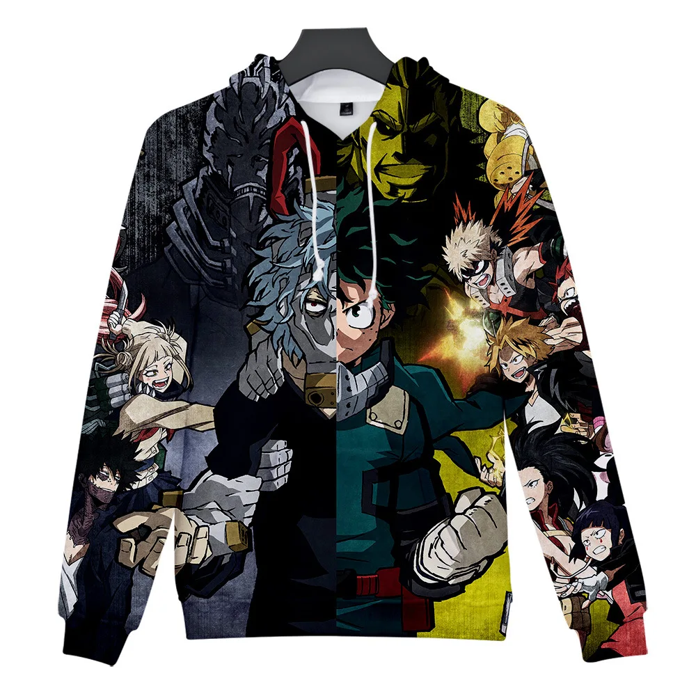 My Hero Academia Boku Anime 3D Print Hoodies