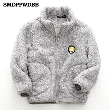 SMDPPWDBB, Осень-зима, для детей, для мальчиков и девочек, милая мягкая флисовая куртка, пальто, верхняя одежда, кардиган, одежда, толстовка