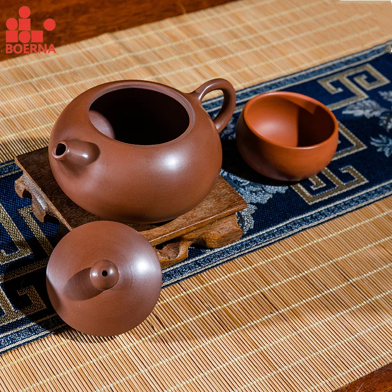 BOERNA-150ml-nixing-Teapot-with-Natural-Material-Environmental-Health-Small-and-Delicate-Safe-Packing-Xishi-Kettle.jpg Boerna 150Ml Nixing Teáskanna Természetes Anyaggal Környezeti Egészségi Állapot Kicsi És Finom Biztonságos Csomagolás Xishi Vízforraló Teahoz - Image 4