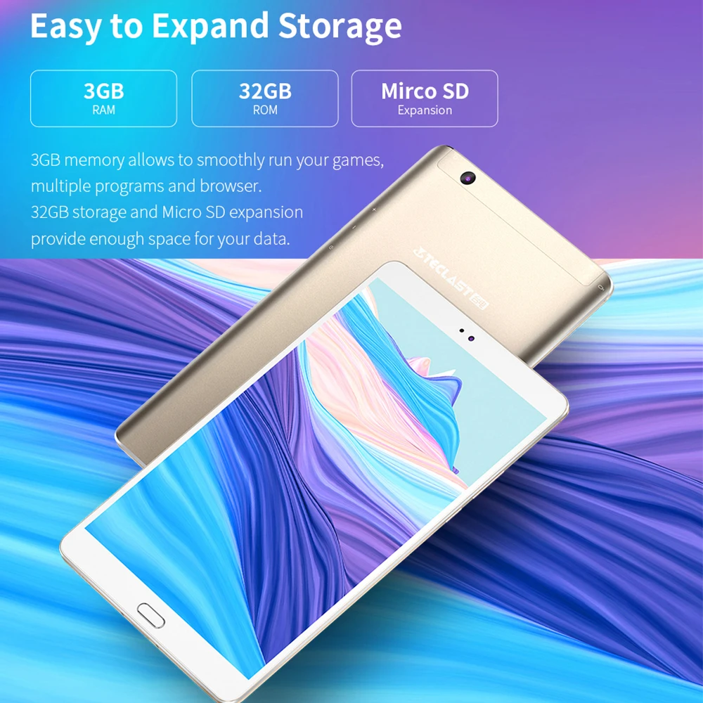 Teclast M8 планшет 8 4 дюйма android 7 1 3 ГБ ОЗУ 32 Гб ПЗУ планшеты 2560 × 1600 четырехъядерный две