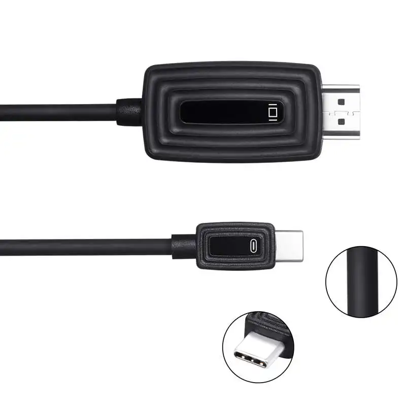 ABKT Usb C к Hdmi 4K @ 30 Гц с Hdcp совместимый Pro 2018/2017 Ipad Pro/Air 2018 Chromebook Pixel S9/S|Кабели HDMI| |