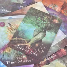 Полный английский лучистый мистический шаман руководство гадание Fate настольная игра карточная игра Таро колода настольная игра карты для женщин