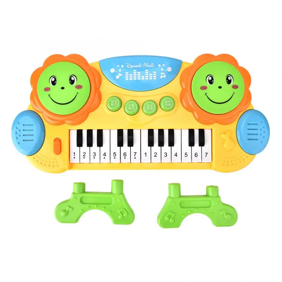 Музыкальная игрушка электронная клавиатура ручной барабан свет ученическое пианино раннего образования детского образования игрушки для детей подарок