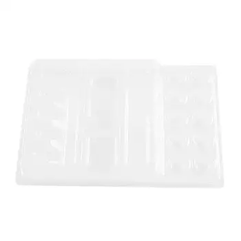 

25pcs Disposable Plastic Tattoo Cartridge Needle Holder Clear Palette Trays