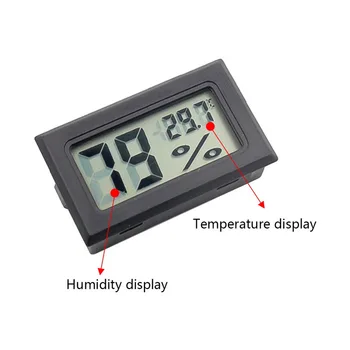 

LCD Backlight Temperature Instruments Thermostat Weather Station Digital Thermometer 1Pc Outdoor Mini Humidity Sensor
