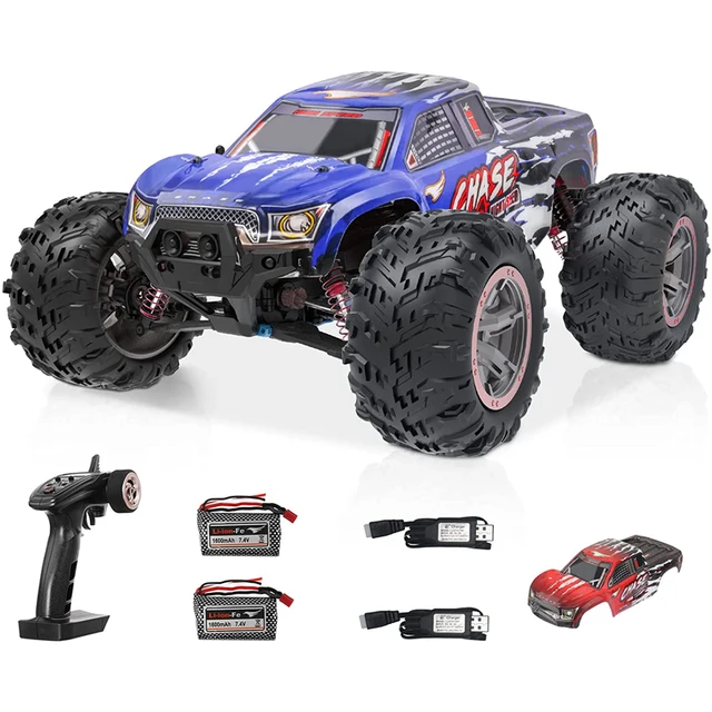 Brushless RC Cars for Adults 55+KM/H 1:16 High Speed Remote Control Car 4WD Rc Trucks for Boys Road Monster Truck Toys for Kids