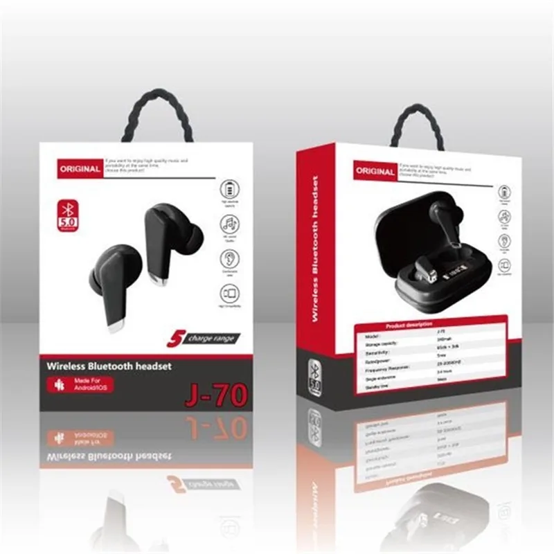 free shipping Wireless TWS Digital display Bluetooth High fidelity sound quality noise reduction waterproof Bluetooth headset