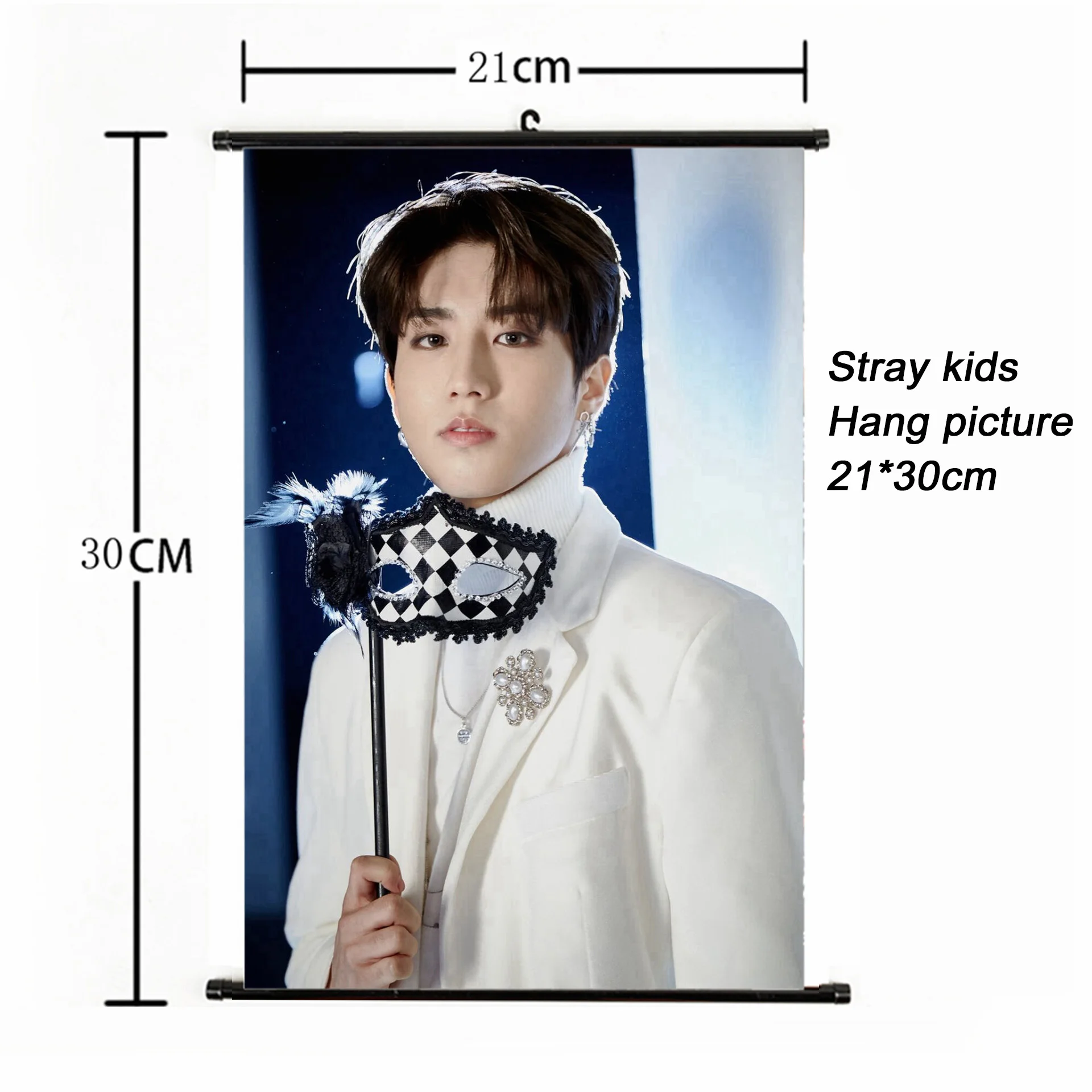 Модный Kpop Stray Kids have picture 21*30 см плакат stray kids MIROH альбом Фотокарта для фанатов Коллекция корейский Канцелярский набор - Цвет: Stray Kids 43