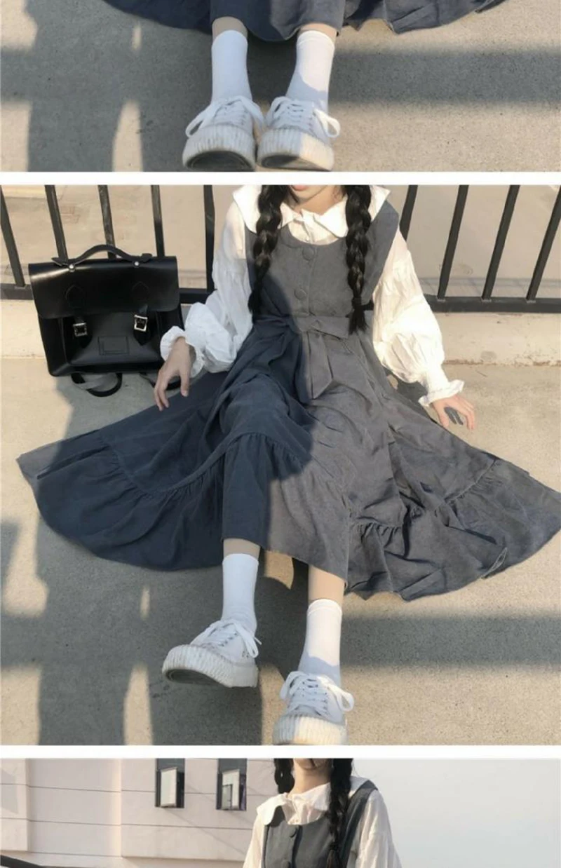 Cosplay&ware Anbenser Sweet Lolita Students Dress Jsk Sling Women Vintage Pink Japanese Harajuku Kawaii Cute Clothing 4xl -Zentai shop online H1267b34b0e3a4ab3bc80d6e365dadd0a5.jpg
